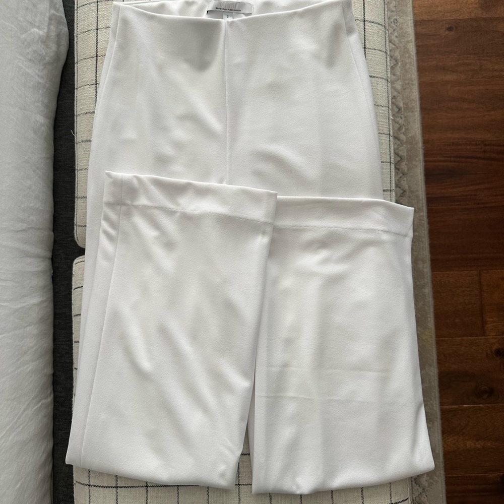 White House Black Market White Cropped Pants